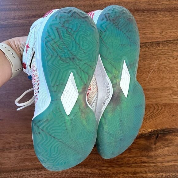 New Balance Kawhi Leonard Men's Size 6 Seismic White Basketball Shoes - Picture 10 of 11